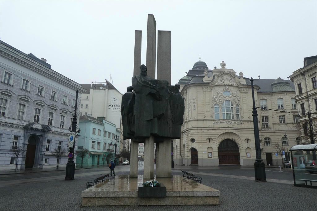 BRATISLAVA (SLOWAKIJE) - het Ludovit Stur standbeeld