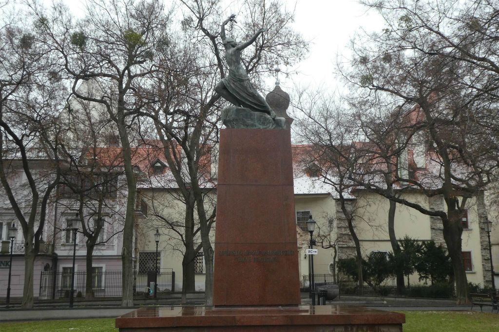 BRATISLAVA (SLOWAKIJE) - een monument ter ere van de bevrijding door het Sovjet leger
