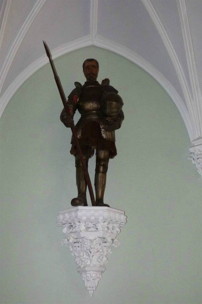 LEDNICE - een harnas in het kasteel van Lednice