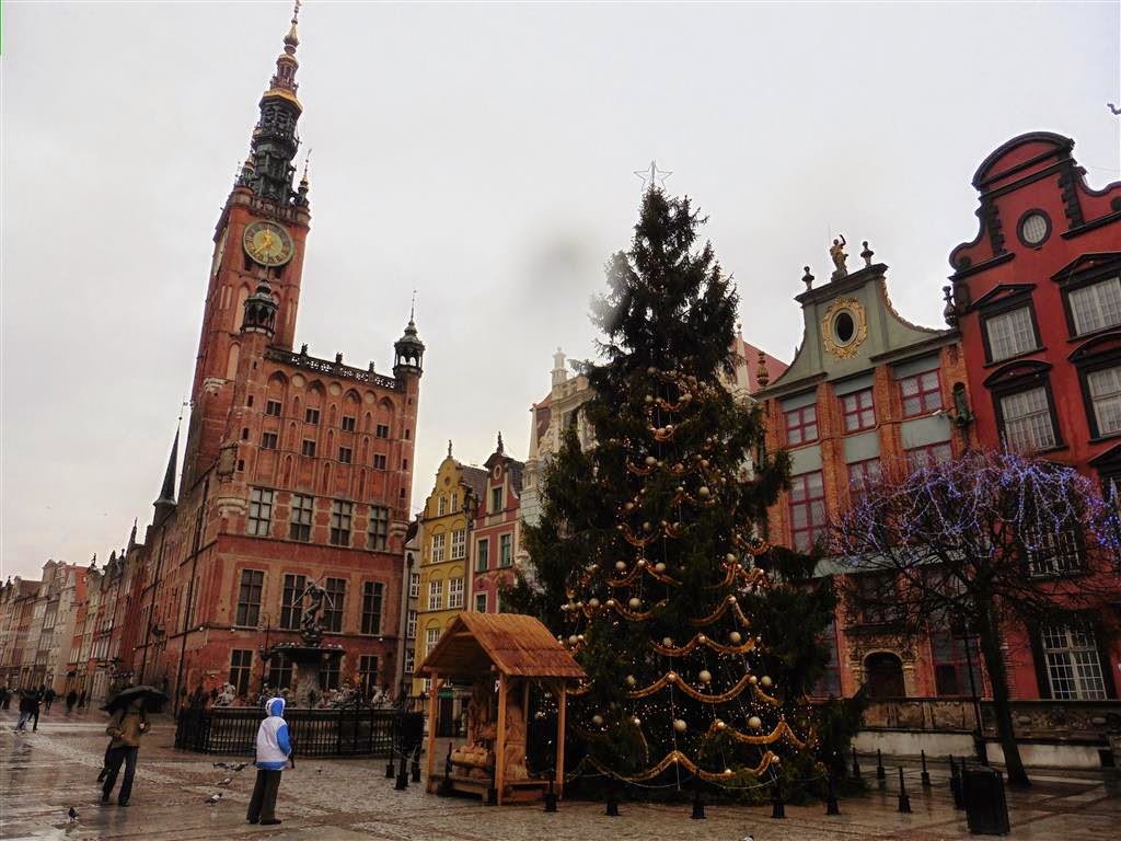 GDAŃSK - een gedeelte van het oude centrum