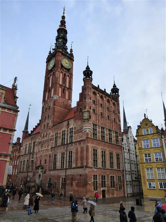 GDAŃSK - het rechtsstadsraadhuis van Gdańsk in het oude centrum