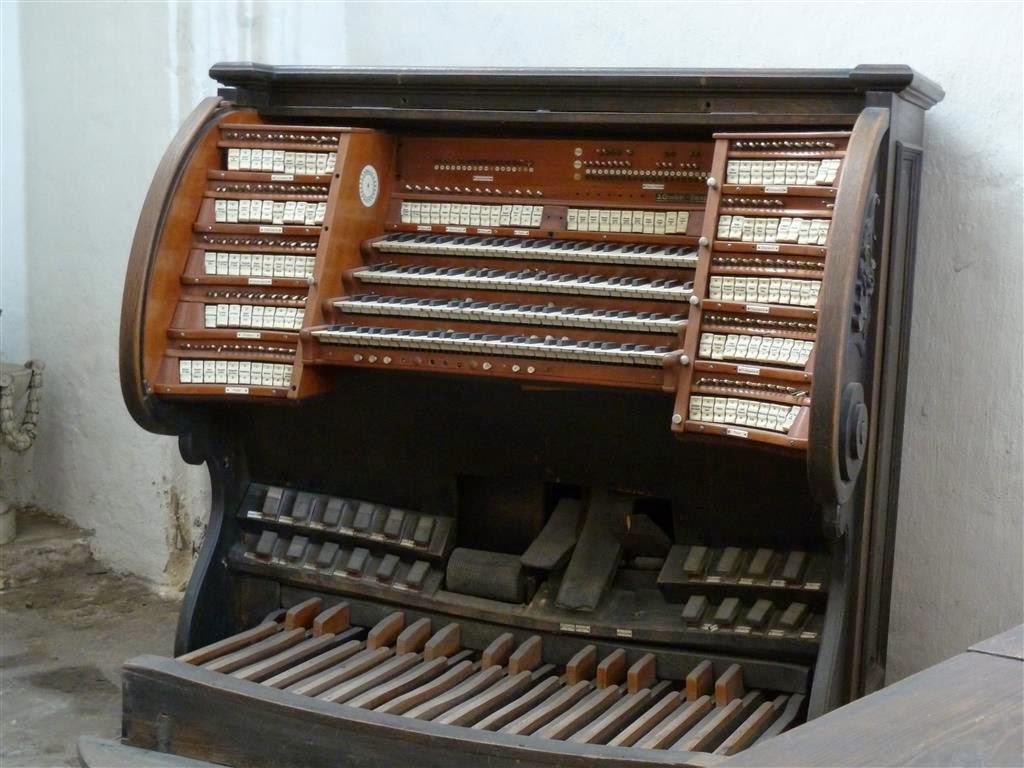 GDAŃSK - een oud orgel in de Mariakerk