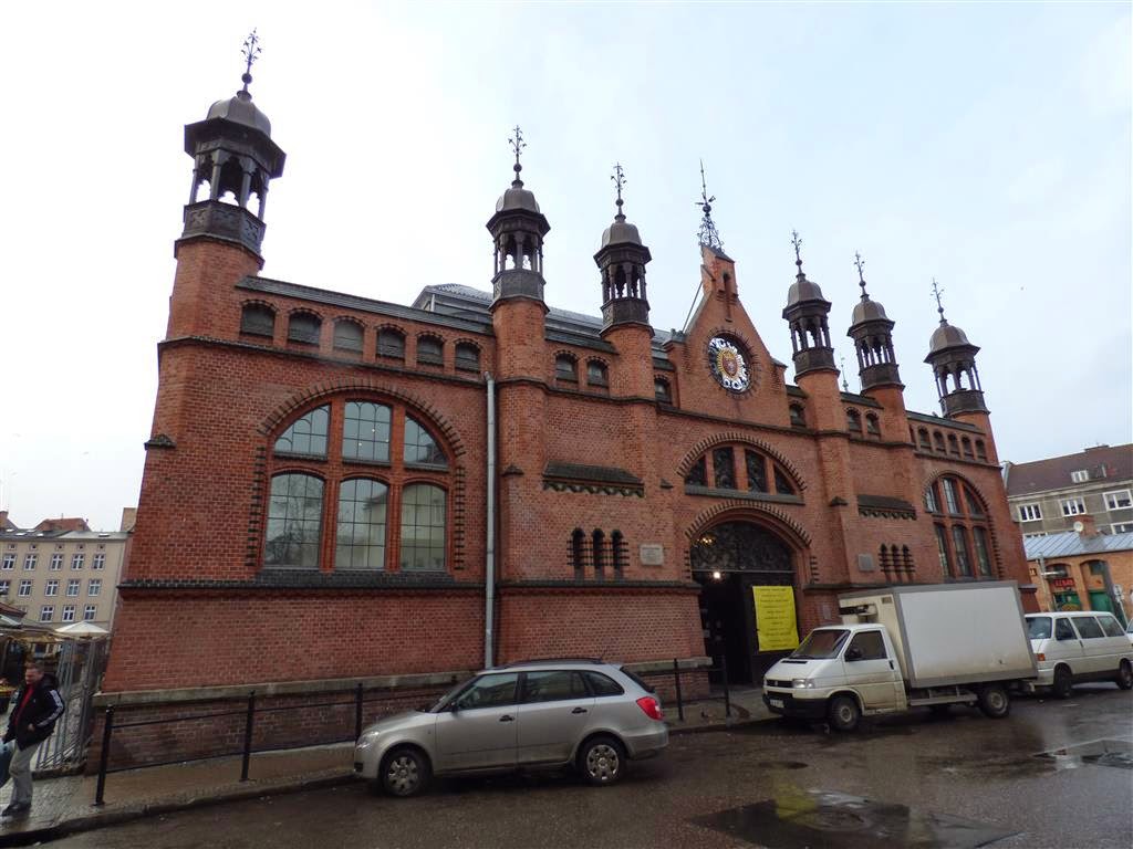 GDAŃSK - een historische markthal uit 1896 (Hala Tragowa)