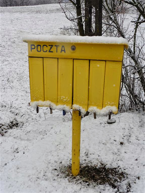 ZDROJEWO - een aantal brievenbussen