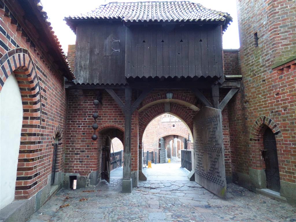MALBORK - een toegangspoort van het kasteel van de Duitse Orde