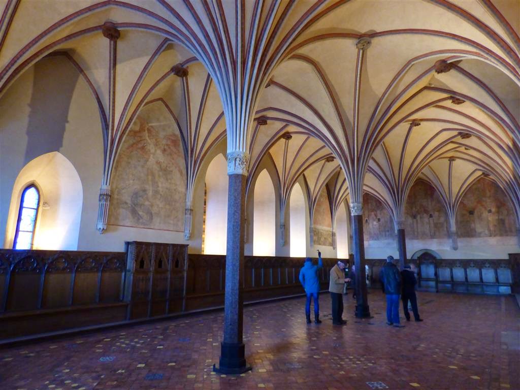 MALBORK - binnen in het kasteel van de Duitse Orde
