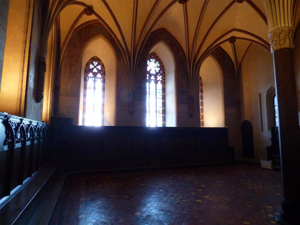 MALBORK - binnen in het kasteel van de Duitse Orde