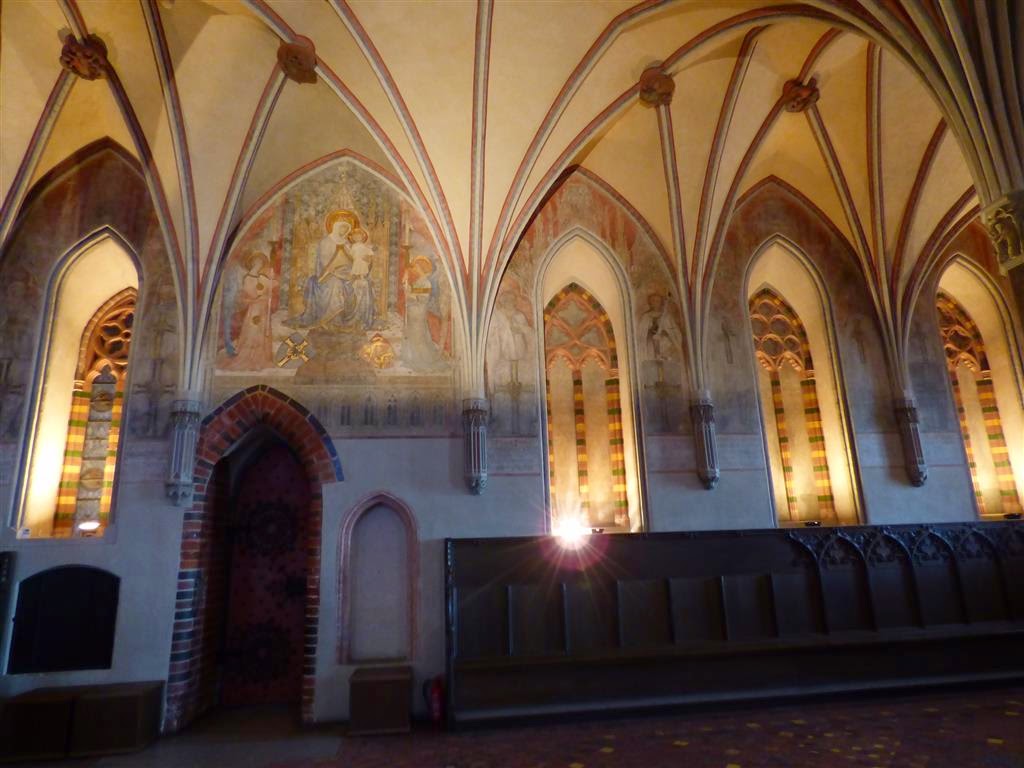 MALBORK - binnen in het kasteel van de Duitse Orde