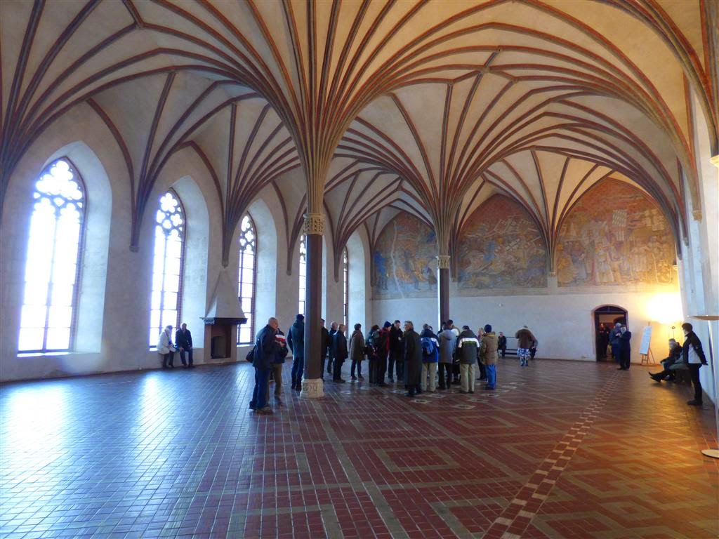 MALBORK - binnen in het kasteel van de Duitse Orde