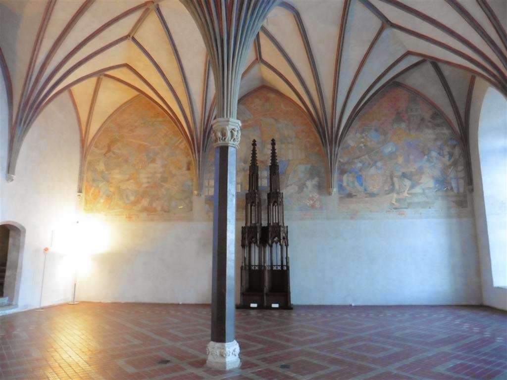 MALBORK - binnen in het kasteel van de Duitse Orde
