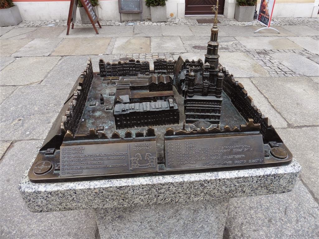 POZNAŃ - een maquette van de oude markt