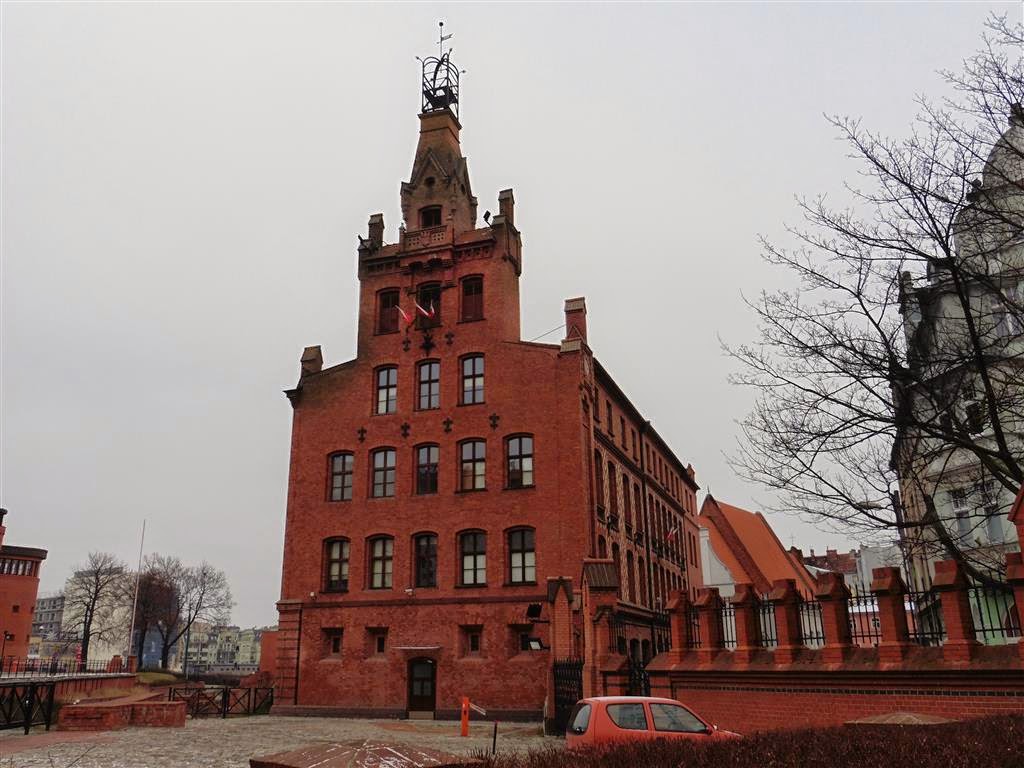 POZNAŃ - het gebouw van de brandweer uit 1887