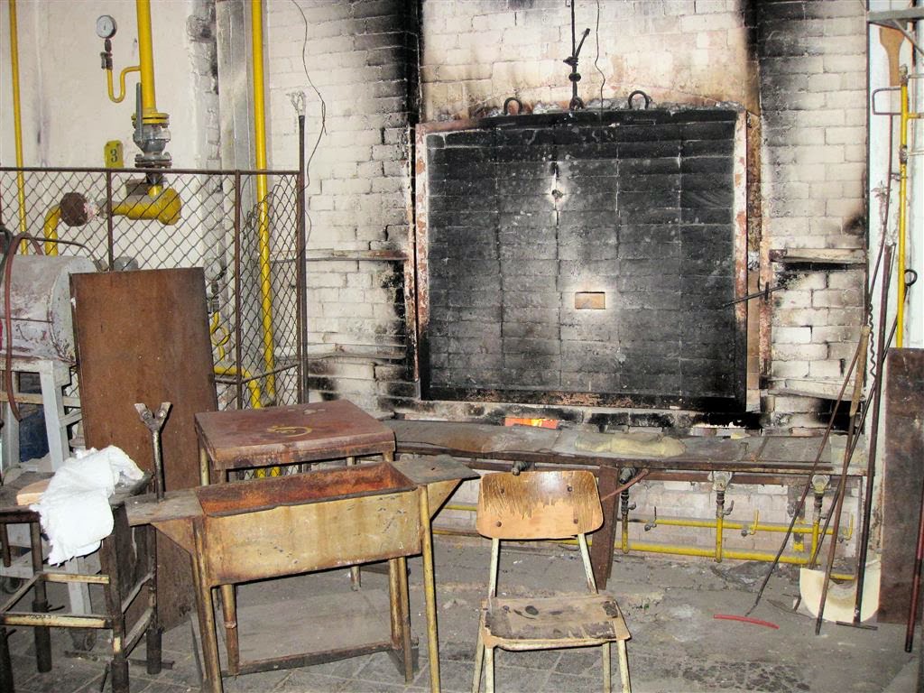 NOVY BOR - een oven in de glasfabriek van Egermann