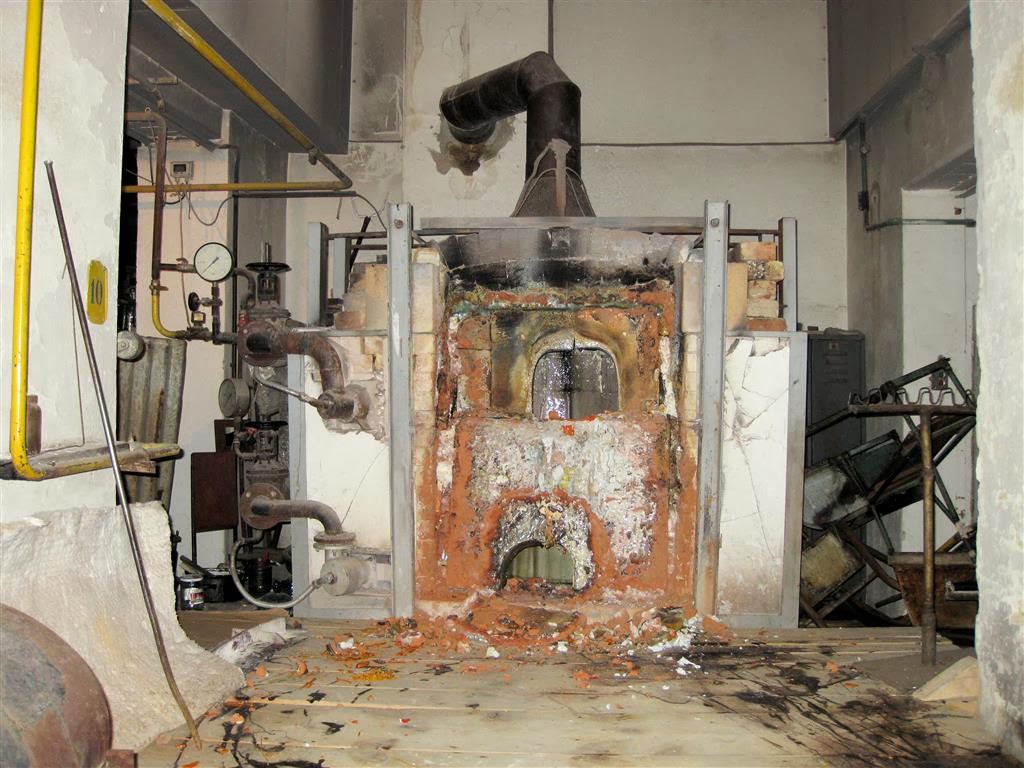 NOVY BOR - een oven in de glasfabriek van Egermann