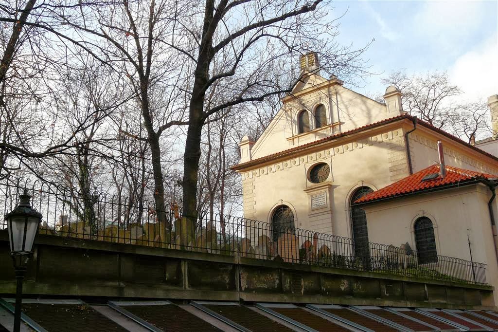 PRAAG - een Joodse begraafplaats in de wijk Josefov
