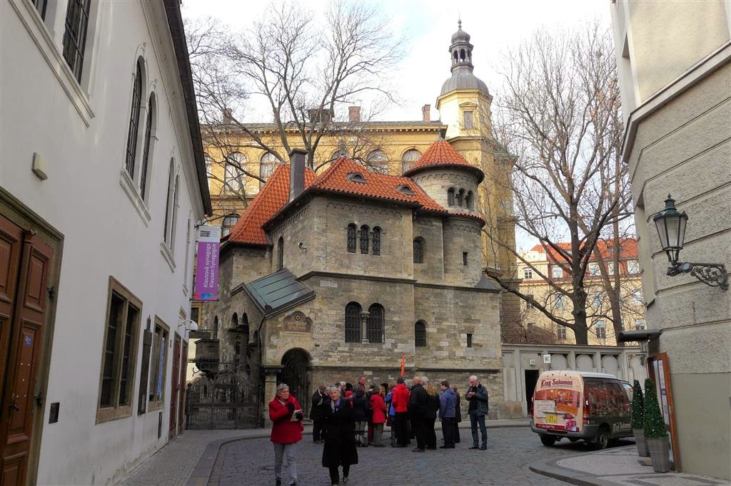 PRAAG - de Klausen Synagoge in de wijk Josefov