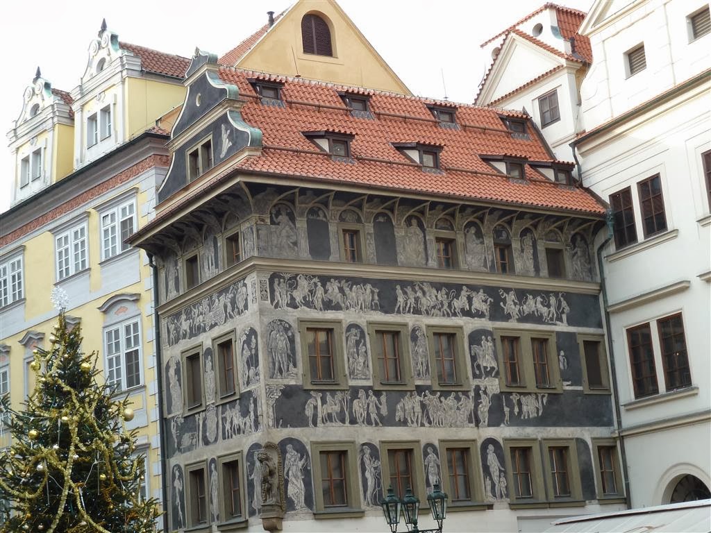 PRAAG - het huis "op de minuut" waar schrijver Franz Kafka woonde met zijn gezin van 1889-1896