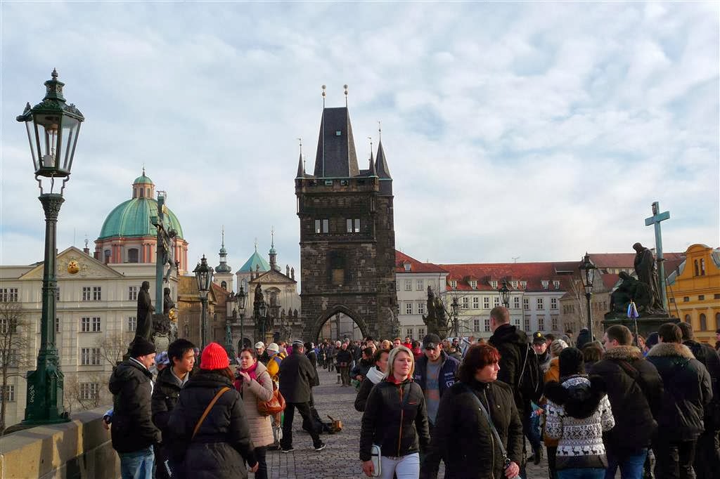 PRAAG - op de Karelsbrug