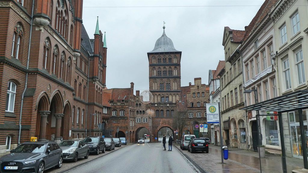 LÜBECK - de stadspoort Burgtor