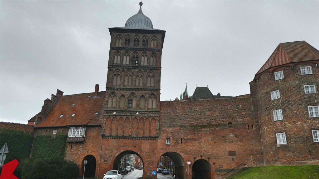 LÜBECK - de stadspoort Burgtor