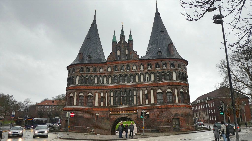 LÜBECK - de stadspoort Holstentor