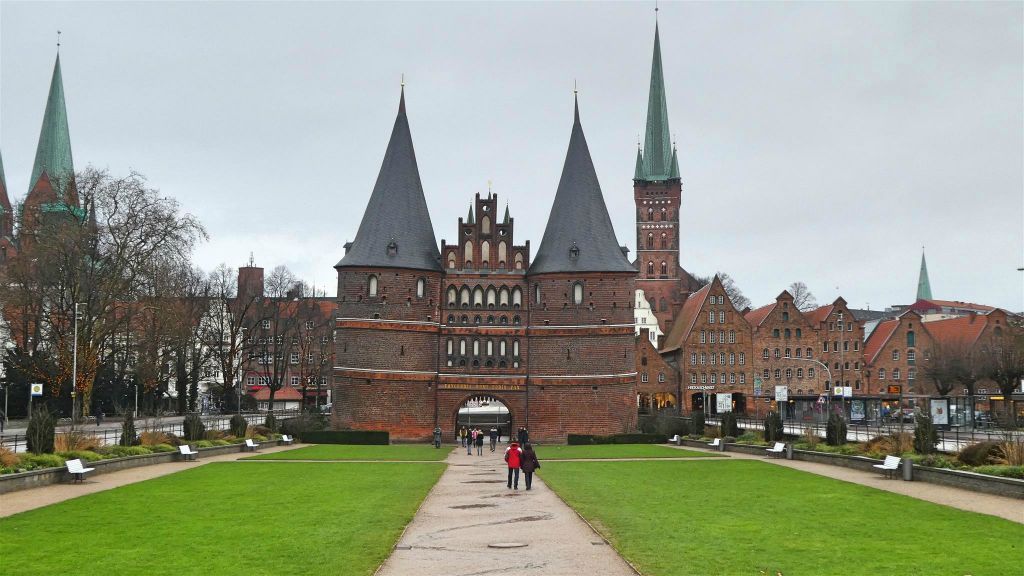 LÜBECK - de stadspoort Holstentor