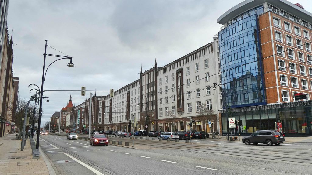 ROSTOCK - de straat Lange Straße