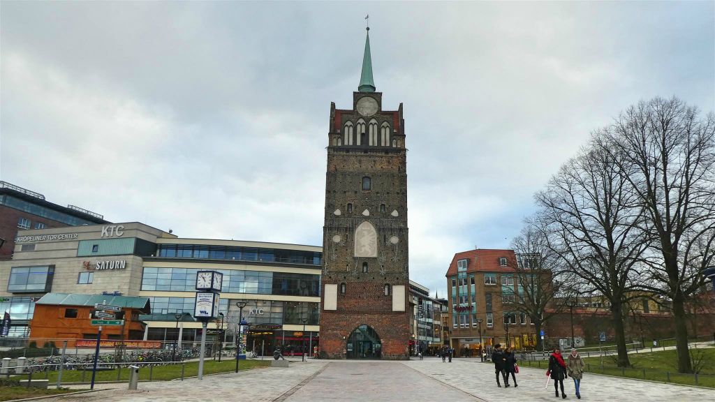 ROSTOCK - de stadspoort Kröpeliner Tor
