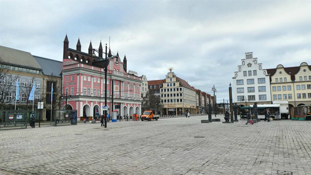 ROSTOCK - het marktplein van de Mittelstadt