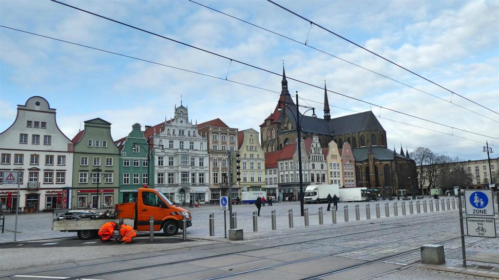 ROSTOCK - het marktplein van de Mittelstadt