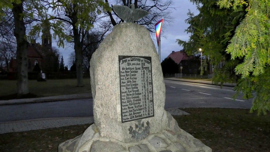 BRENZ - een monument ter ere van de eerste wereldoorlog slachtoffers