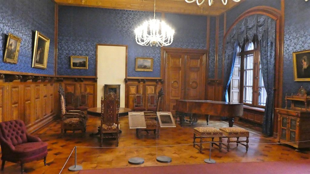 SCHWERIN - een kamer in het kasteel Schwerin