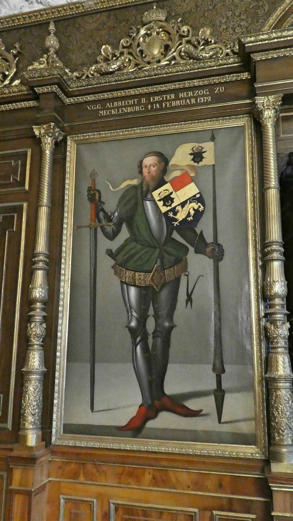 SCHWERIN - een schilderij in het kasteel Schwerin