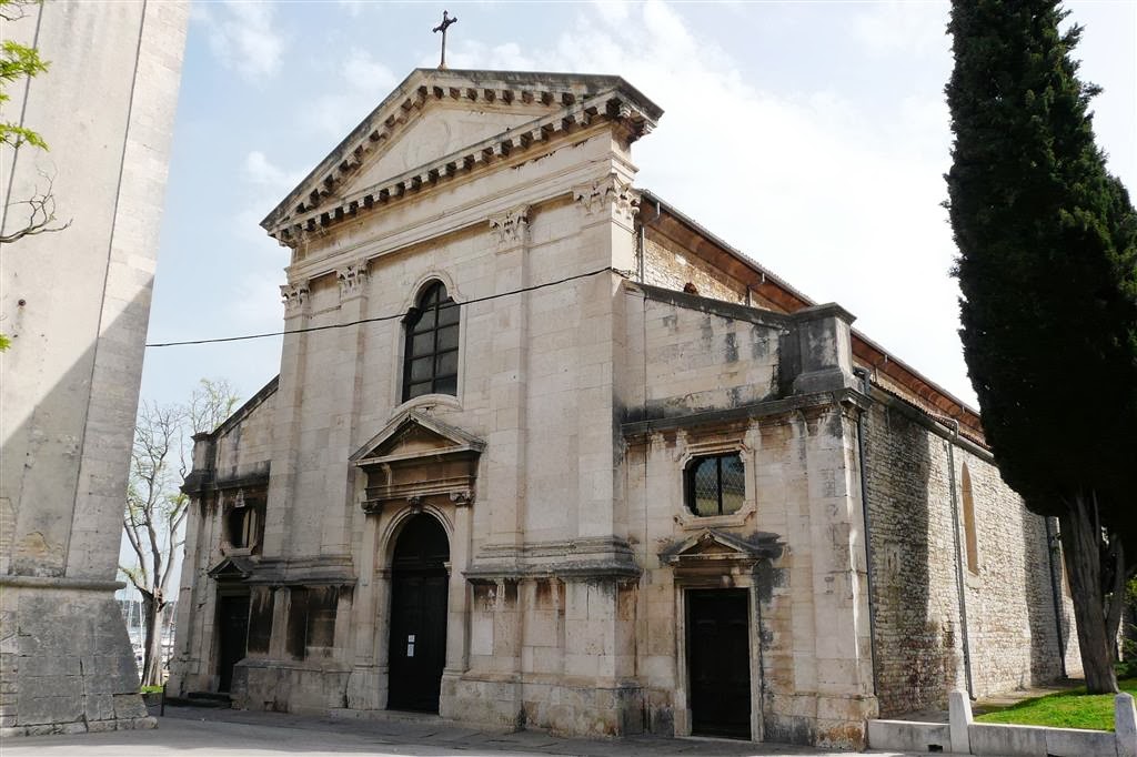 PULA - de kathedraal van de Hemelvaart van de Heilige Maagd Maria