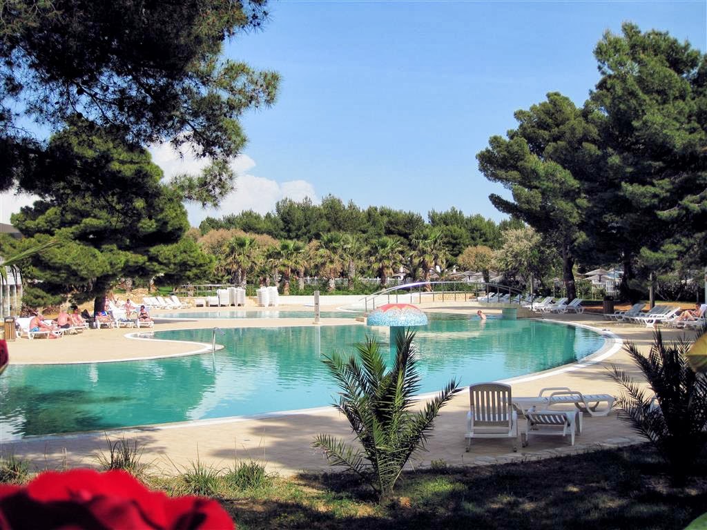 ŠIBENIK - het zwembad van ons hotel Ivan