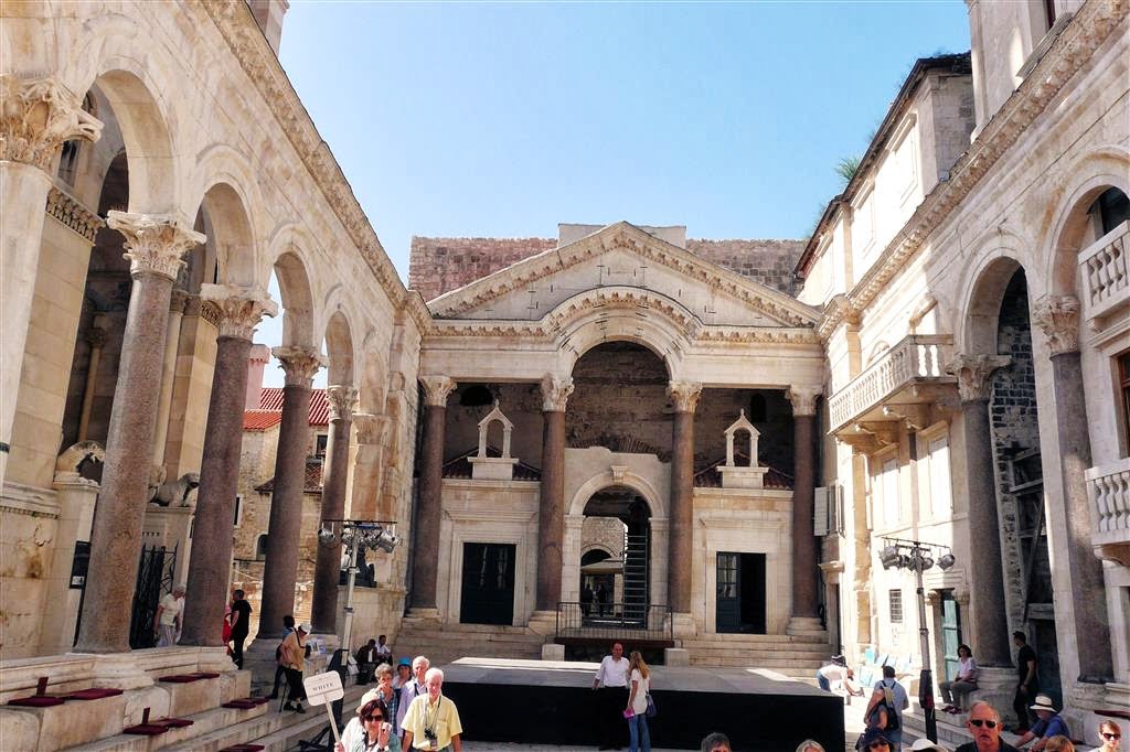 SPLIT - een gedeelte van het Paleis van Diocletianus