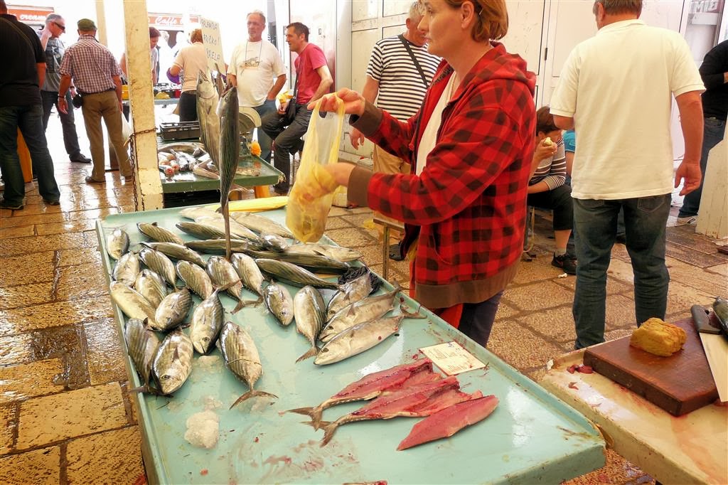 SPLIT - de lokale vismarkt