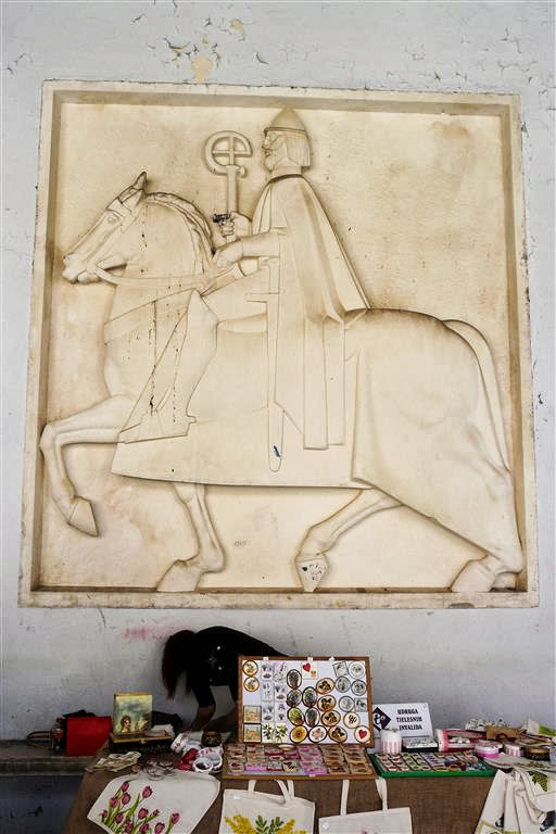 TROGIR - een beeld van Petru Berislavicu