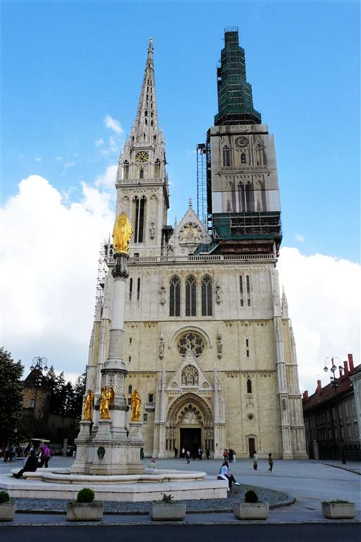 ZAGREB - de kathedraal van Zagreb