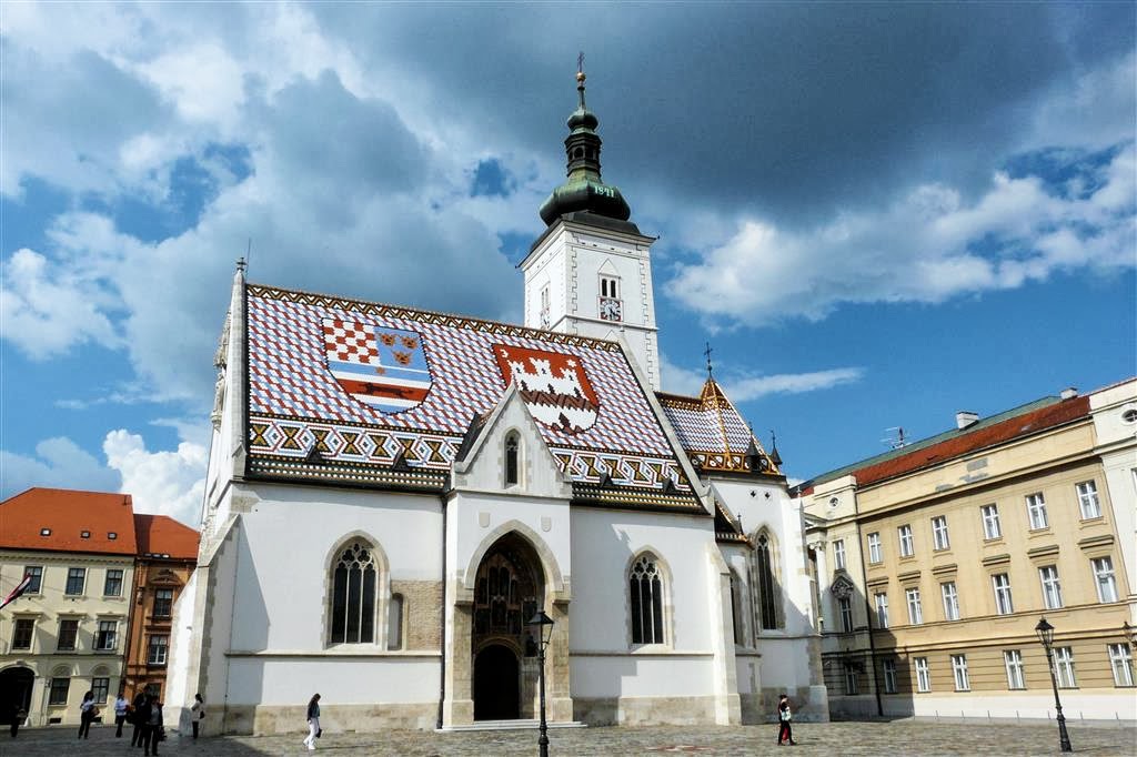 ZAGREB - de kerk van Sint Marcus