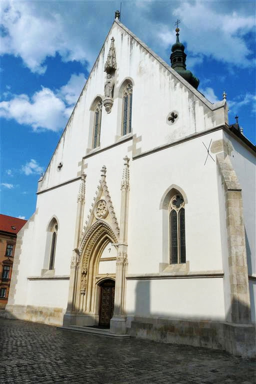 ZAGREB - de kerk van Sint Marcus