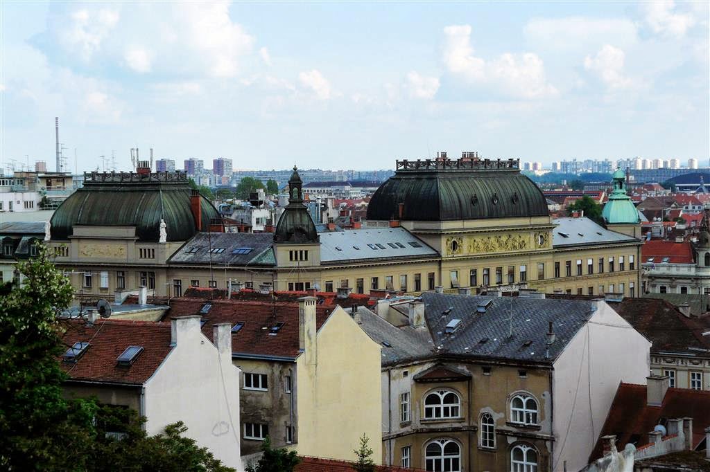 ZAGREB - uitzicht vanaf de Strossmayer Promenenade