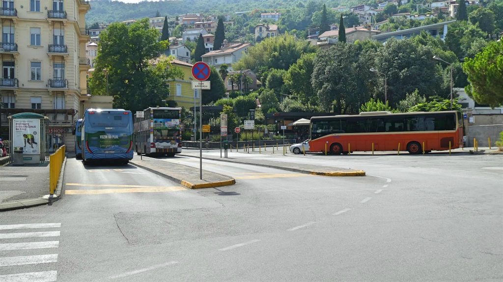 OPATIJA - het busstation