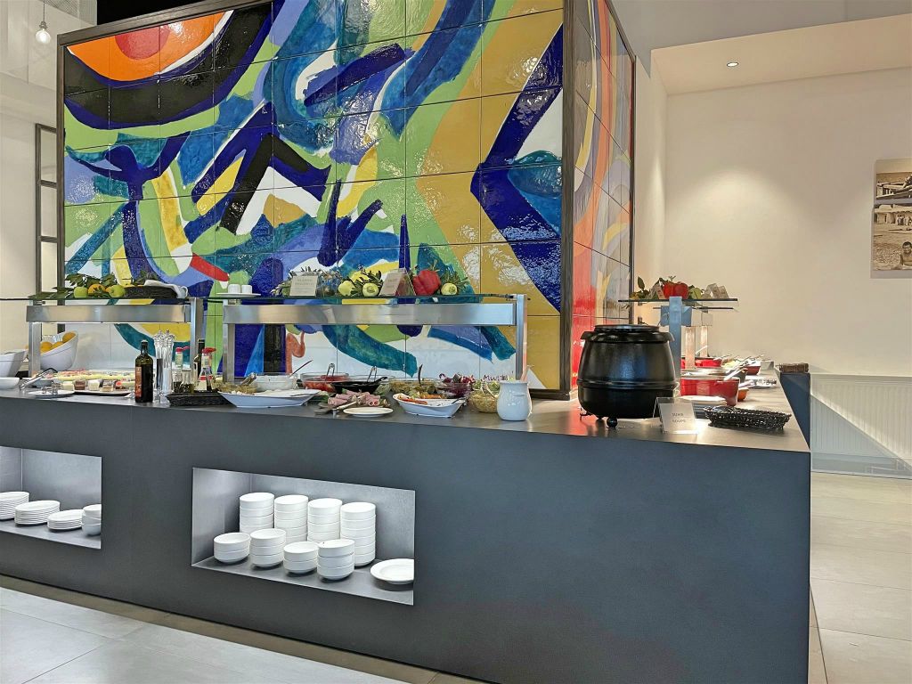 CRIKVENICA - het buffet van het hotel Ad Turres waar we verbleven