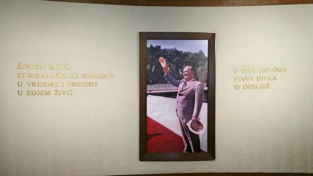 VELIKI BRIJUN - een foto van Tito in het museum