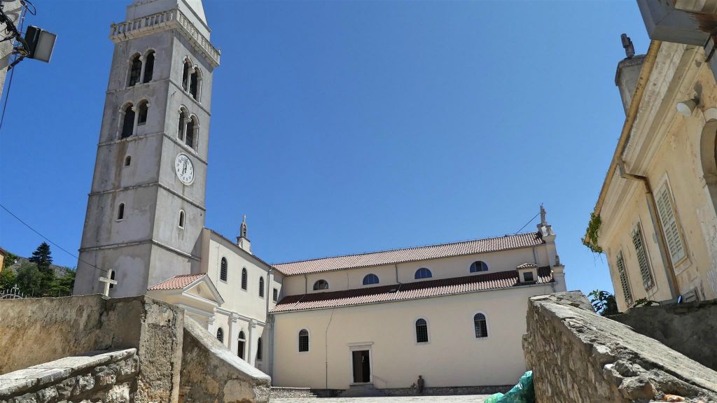 MALI LOŠINJ - de parochiekerk van de geboorte van de heilige maagd Maria
