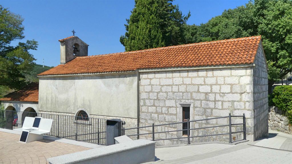 VRBNIK - de kerk van Johannes de doper