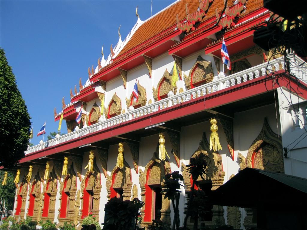 THAILAND - CHIANG MAI - een boeddhistische tempel