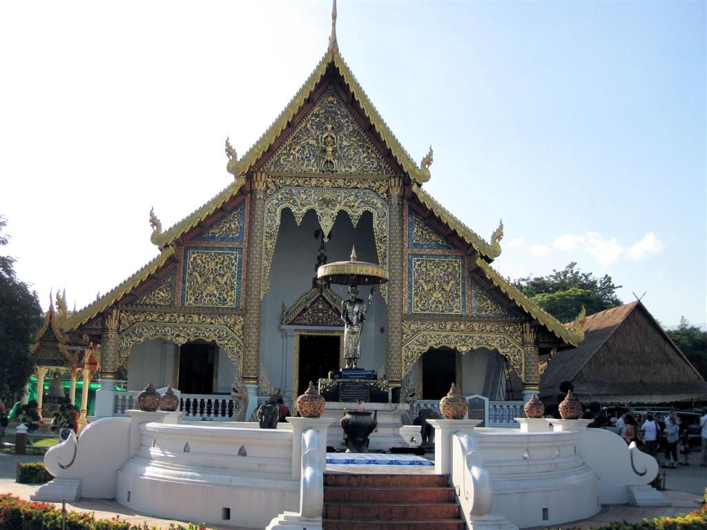 THAILAND - CHIANG MAI - een boeddhistische tempel