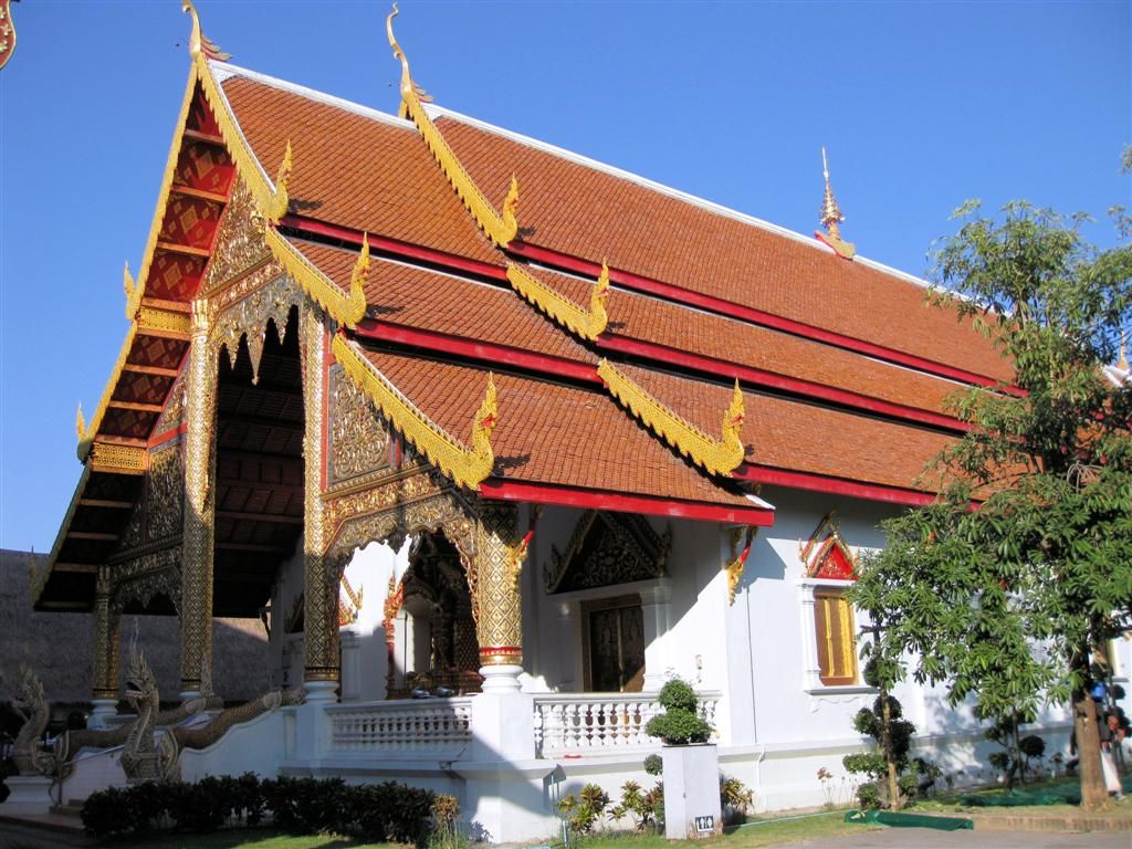 THAILAND - CHIANG MAI - een boeddhistische tempel
